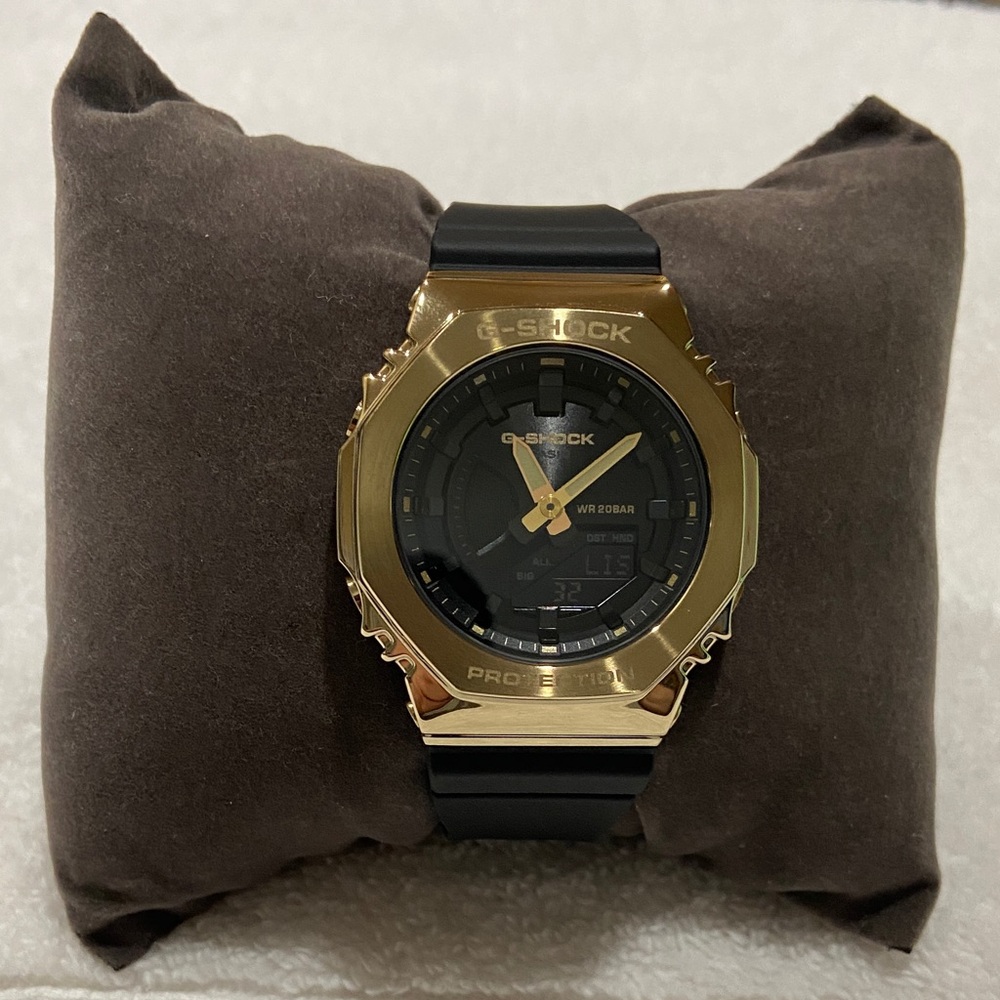 G-Shock GM-S2100GB Gold Tone & Black